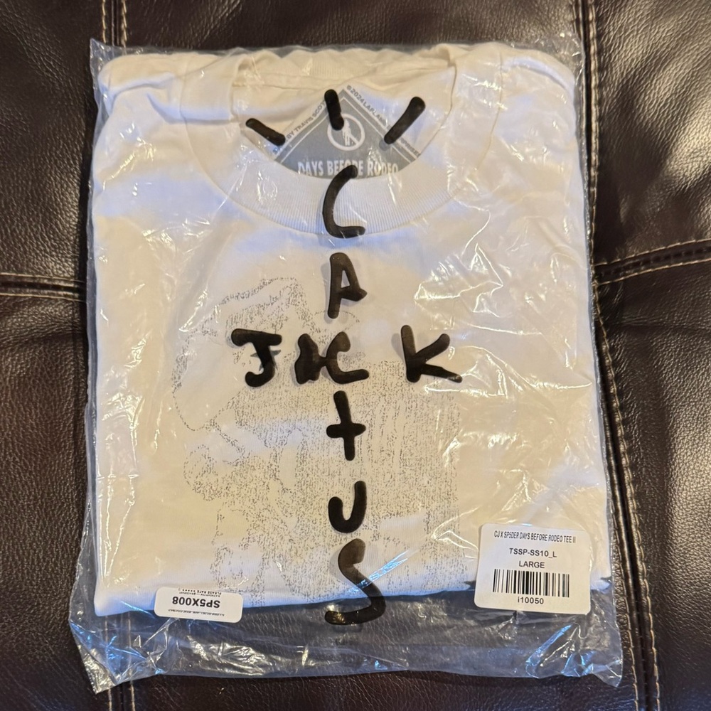 Cactus Jack by Travis Scott Sp5der Tshirt Men Size Large